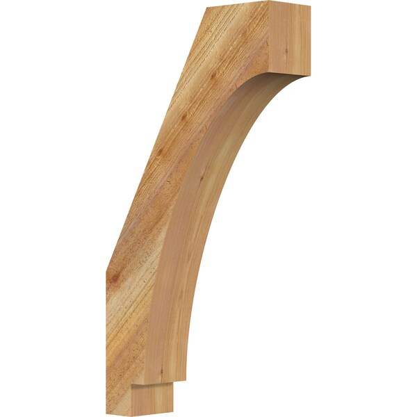 Ekena Millwork 4"W x 14"D x 26"H Imperial Rough Sawn Knee Brace, Western Red Cedar BRC04X14X26IMP00RWR - main